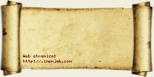 Tijana Daničić vizit kartica